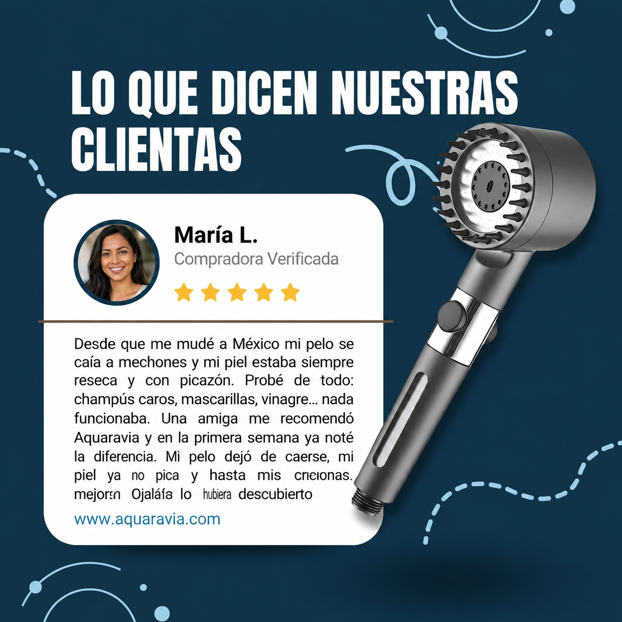 Cabezal de Ducha con Filtro Aquaravia™